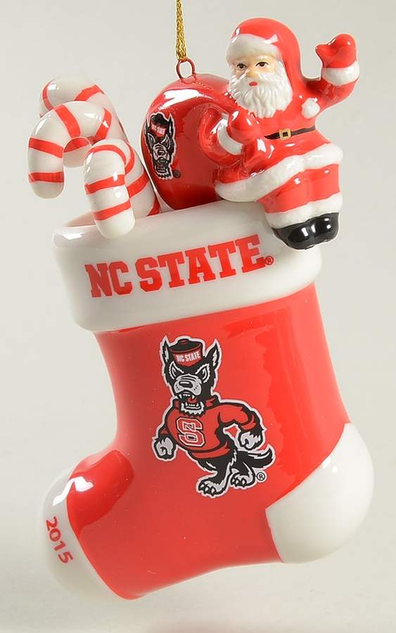 NC State Wolfpack Christmas Christmas Stocking - With Box Bx2015 by Danbury Mint-1