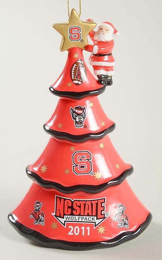 NC State Wolfpack Christmas Christmas Tree - No Box Nb2011 by Danbury Mint-1