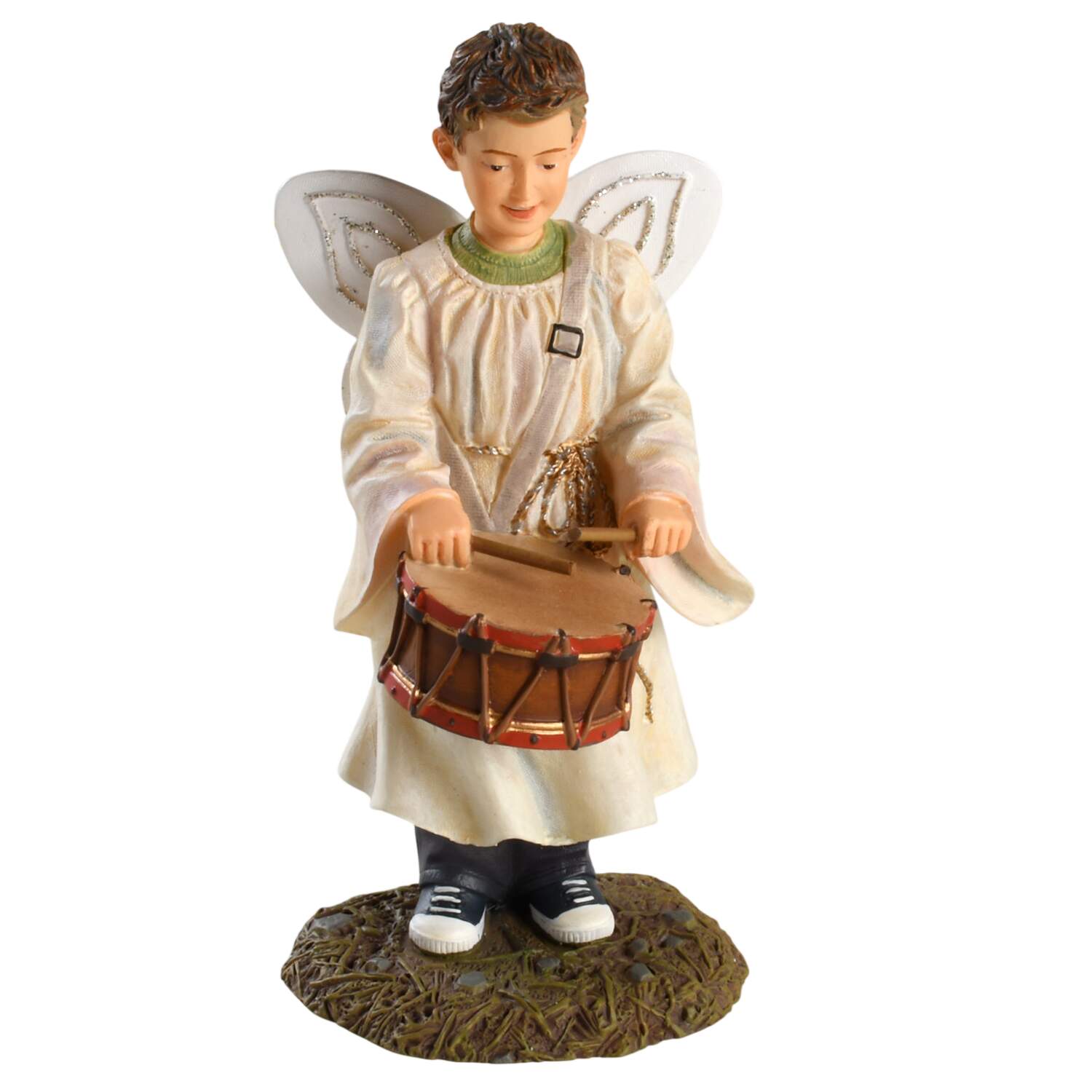 Mama Says Nativity Drummer Angel - No Box by Demdaco-1