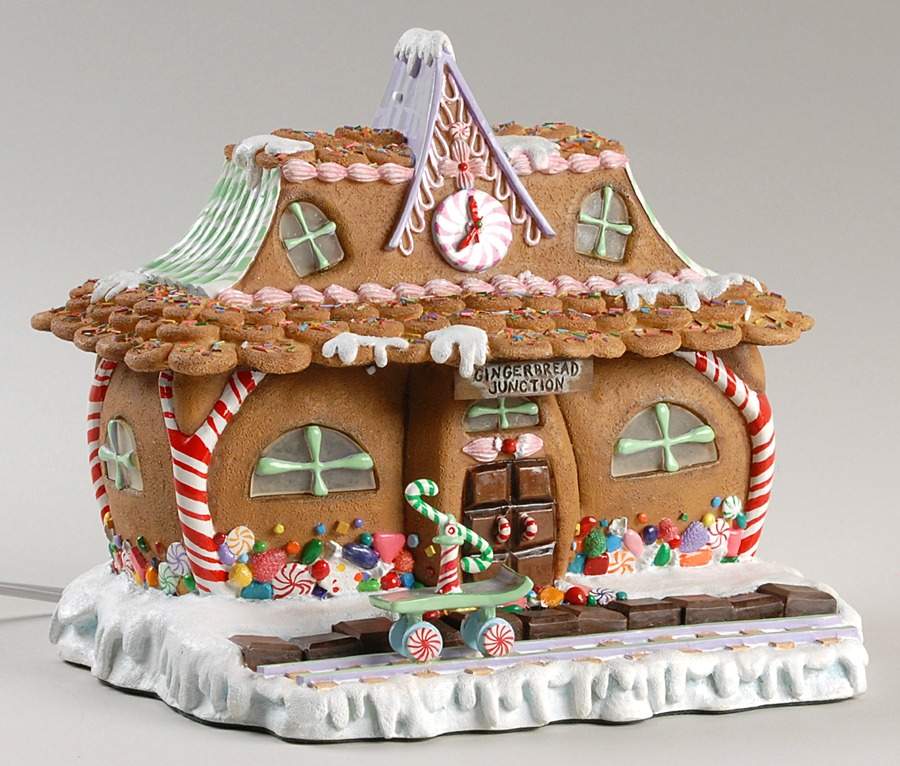 Gingerbread Village Gingerbread Junction - Boxed by Danbury Mint-1