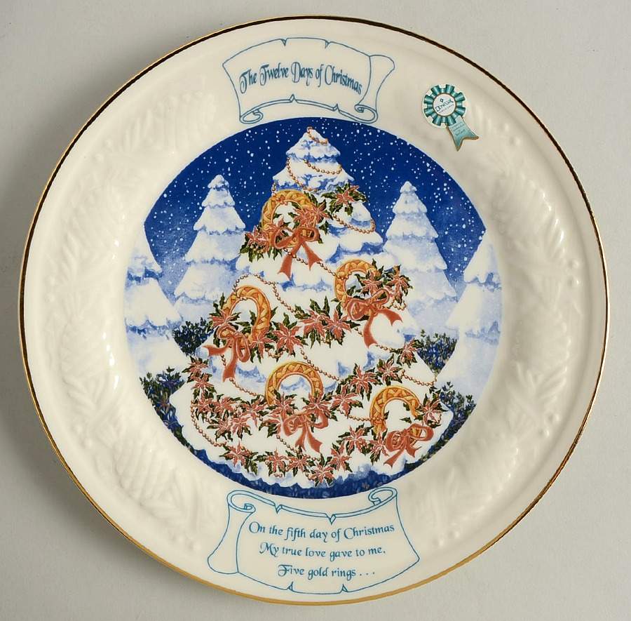 Twelve Days of Christmas Five Golden Rings - No Box by Donegal Parian-1
