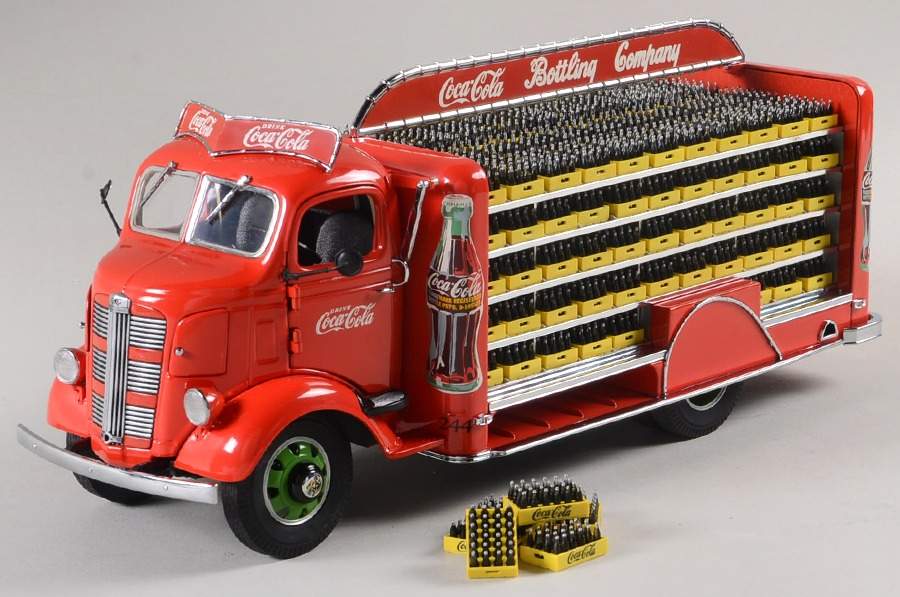 Coca-Cola Delivery Trucks 1938 Coca-Cola Delivery Truck - No Box by Danbury Mint-1