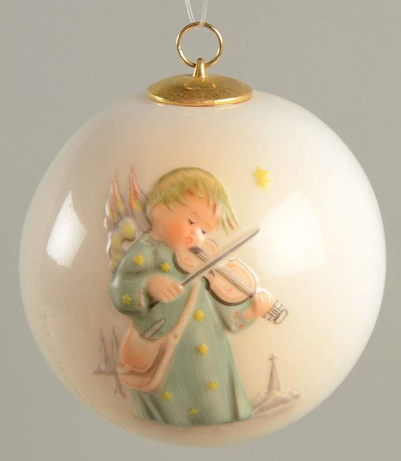 Hummel Porcelain Ball Ornament Celestial Musician - No Box by Danbury Mint-1