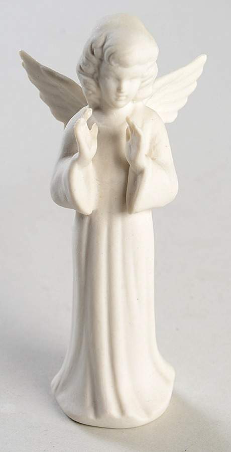 Angel Musicians Bisque Angel Conductor - No Box by Dresden (German)-1