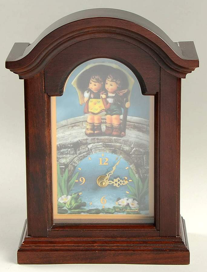 Hummel Clock Stormy Weather - No Box by Danbury Mint-1