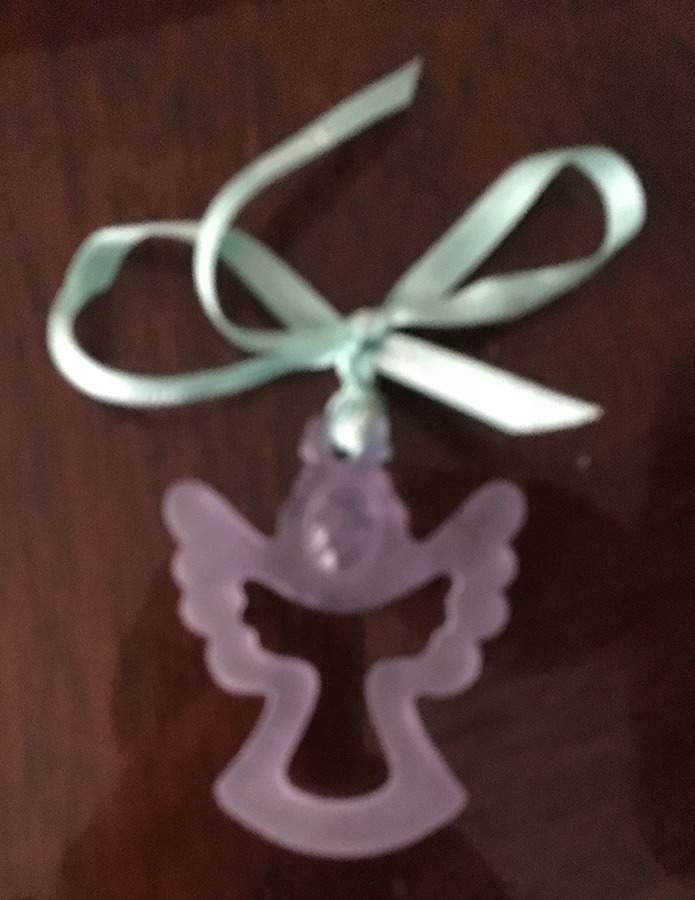 Christmas Ornaments Angel Ornament-Purple - Boxed by Daum-1
