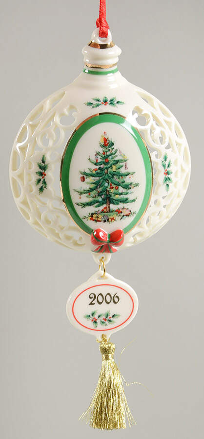 Christmas Tree Annual Ornaments Christmas Ornament - With Box Bx2006 by Danbury Mint-1
