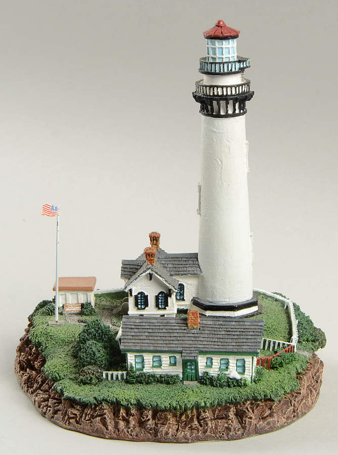 Beacons By the Sea Lighthouses Pigeon Point Lighthouse - With Box by Danbury Mint-1