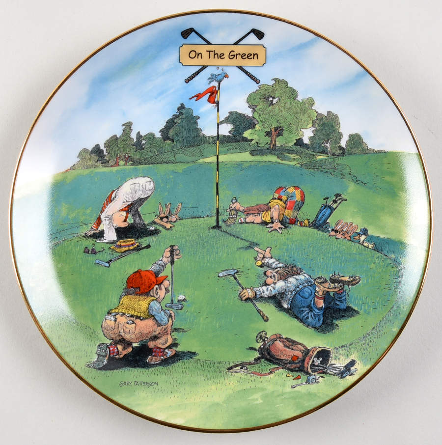 The Joys of Golf On The Green - No Box by Danbury Mint-1
