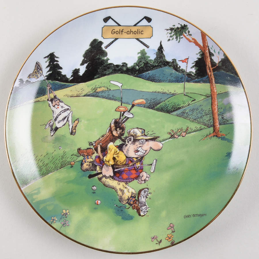 The Joys of Golf Golf-Aholic - No Box by Danbury Mint-1