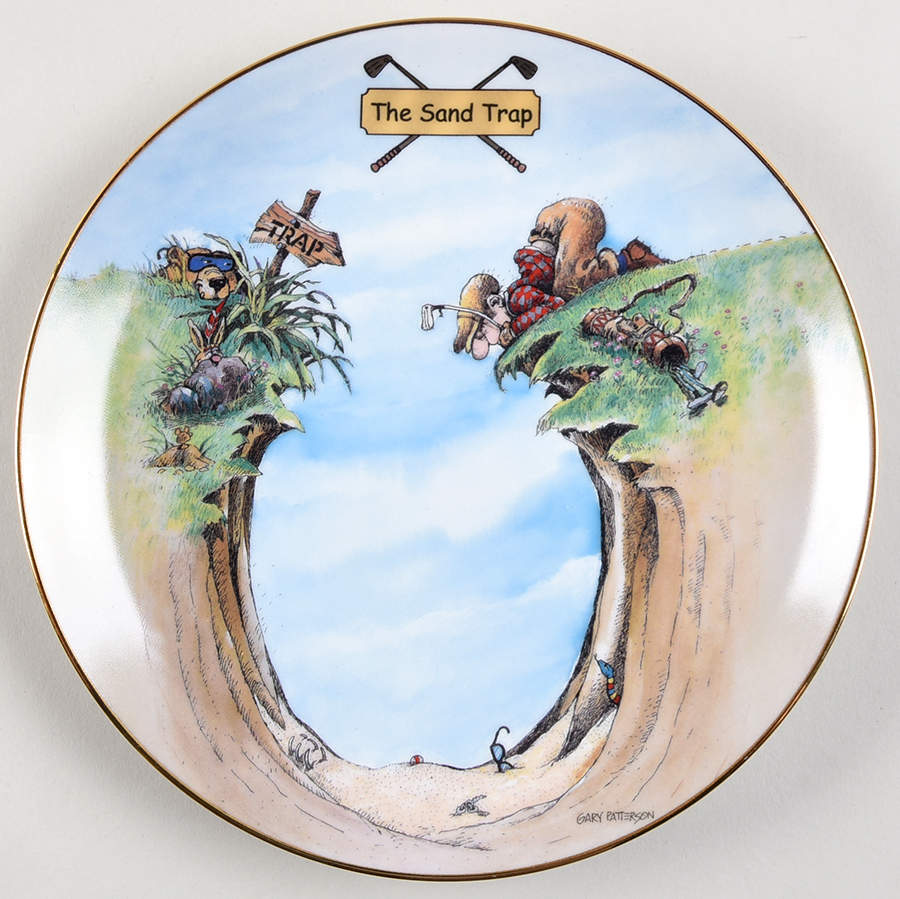 The Joys of Golf The Sand Trap - No Box by Danbury Mint-1