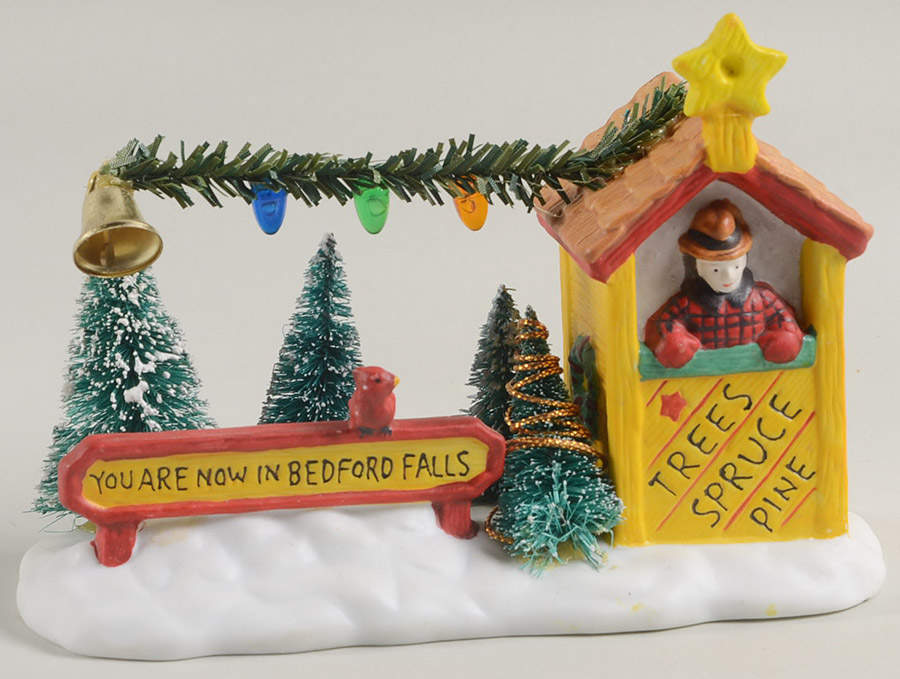 It's a Wonderful Holiday - Bedford Falls You Are Now In Bedford Falls Trees Spruc - No Box by Dayton Hudson-1