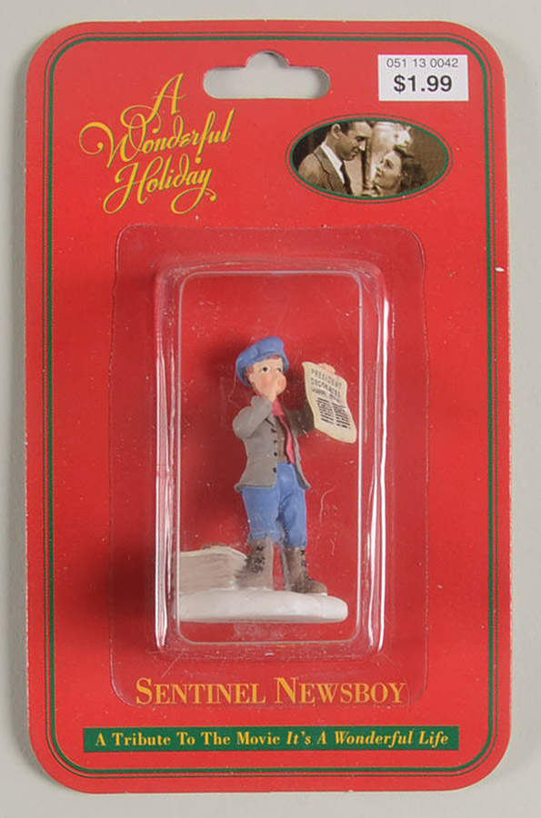 It's a Wonderful Holiday - Bedford Falls Sentinel Newsboy - Boxed by Dayton Hudson-1