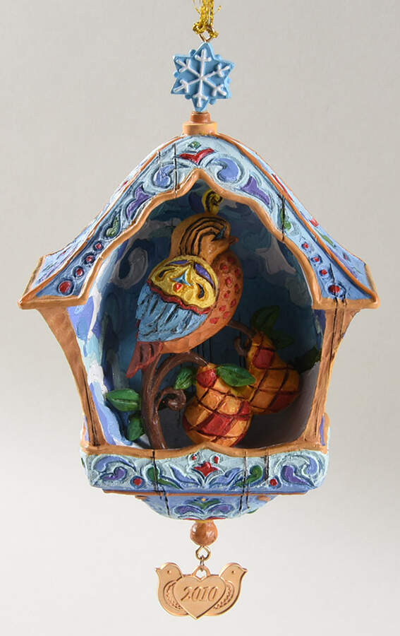 Annual Jim Shore Ornament Partridge In A Pear Tree - Boxed by Danbury Mint-1