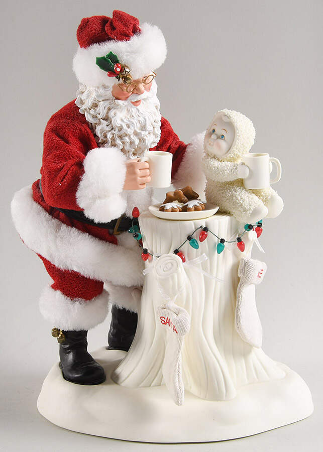 Snowbabies Santa And Me - With Box by Department 56-1