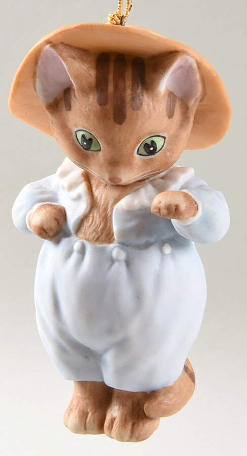 Beatrix Potter Christmas Ornament Collection Tom Kitten - No Box by Danbury Mint-1
