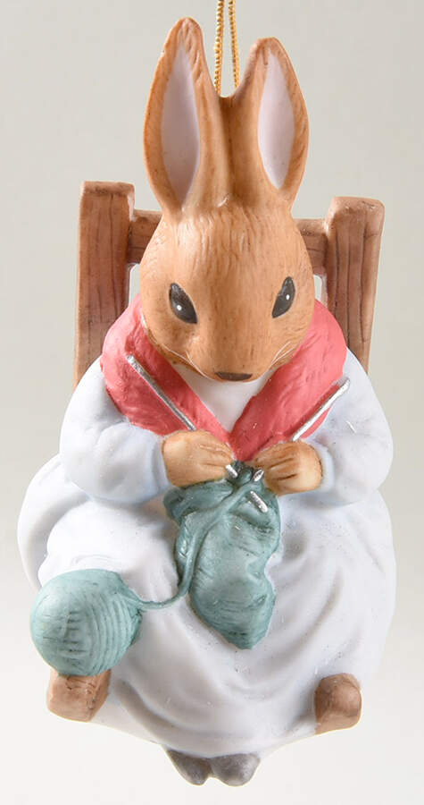 Beatrix Potter Christmas Ornament Collection Fierce Bad Rabbit - No Box by Danbury Mint-1