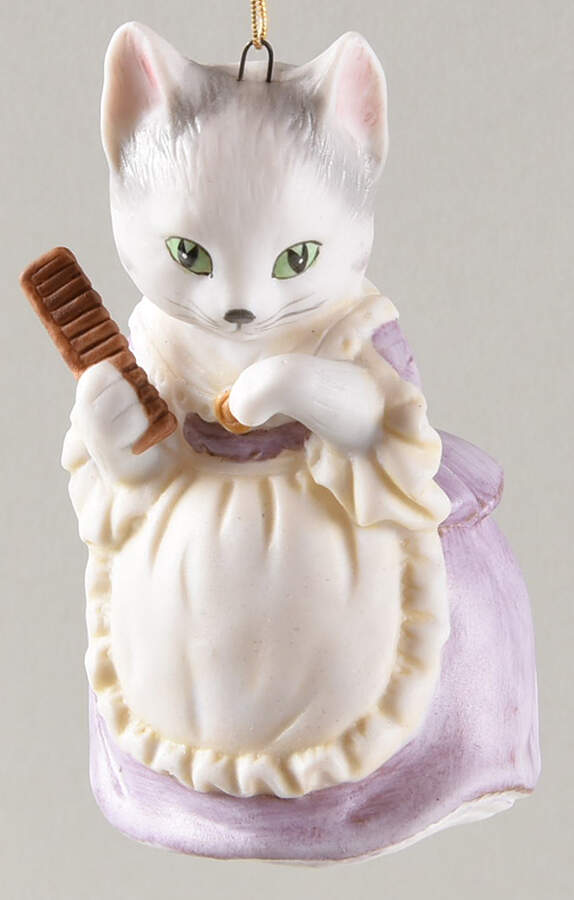 Beatrix Potter Christmas Ornament Collection Tabitha Twitchett - No Box by Danbury Mint-1