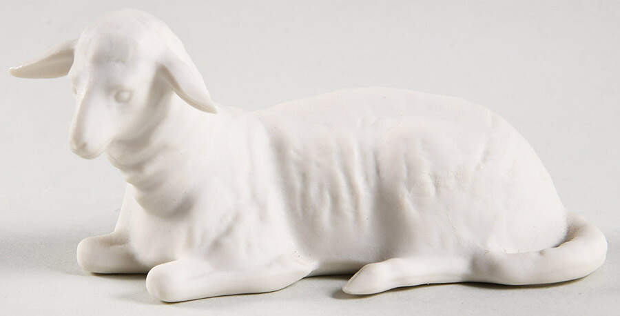 Dresden Nativity Figurines Sheep-Laying - No Box by Dresden (German)-1