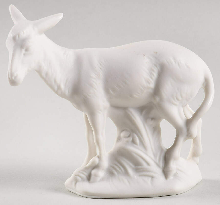 Dresden Nativity Figurines Donkey - No Box by Dresden (German)-1