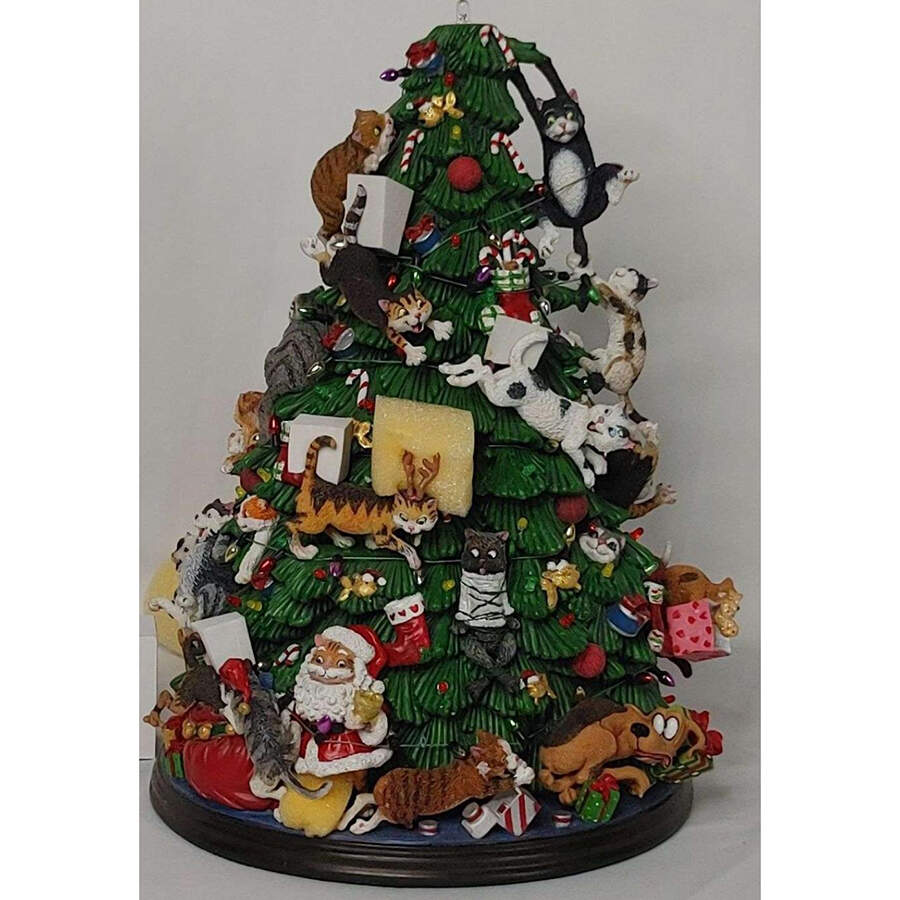 Comical Cats Christmas Tree - No Box by Danbury Mint-1