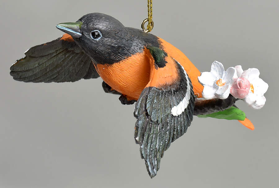 The Songbird Christmas Ornaments Baltimore Oreole - No Box by Danbury Mint-1