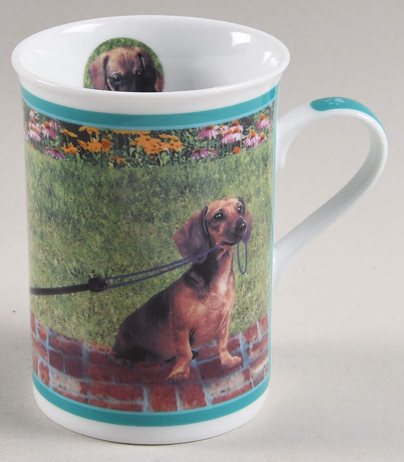Darling Dachshunds Hitchin' A Ride - No Box by Danbury Mint-1