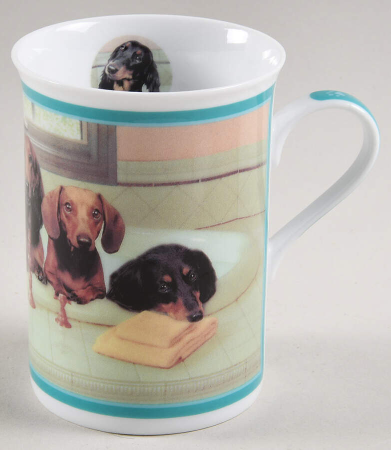 Darling Dachshunds Bath Time - No Box by Danbury Mint-1
