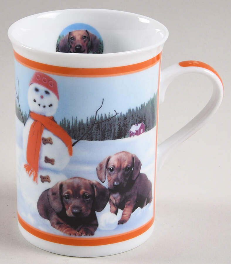 Darling Dachshunds Frosty Friends - No Box by Danbury Mint-1