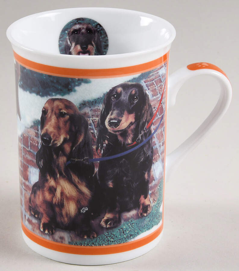 Darling Dachshunds Walk In The Park - No Box by Danbury Mint-1