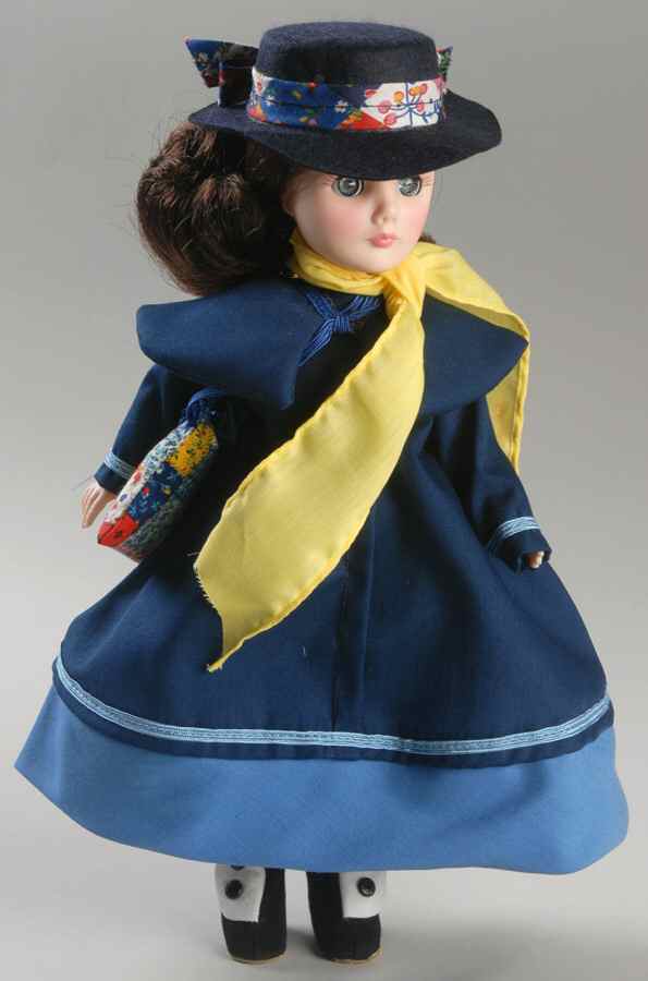Storybook Dolls Mary Poppins Blu Dress Ylw Scr - Boxed by Effanbee-1