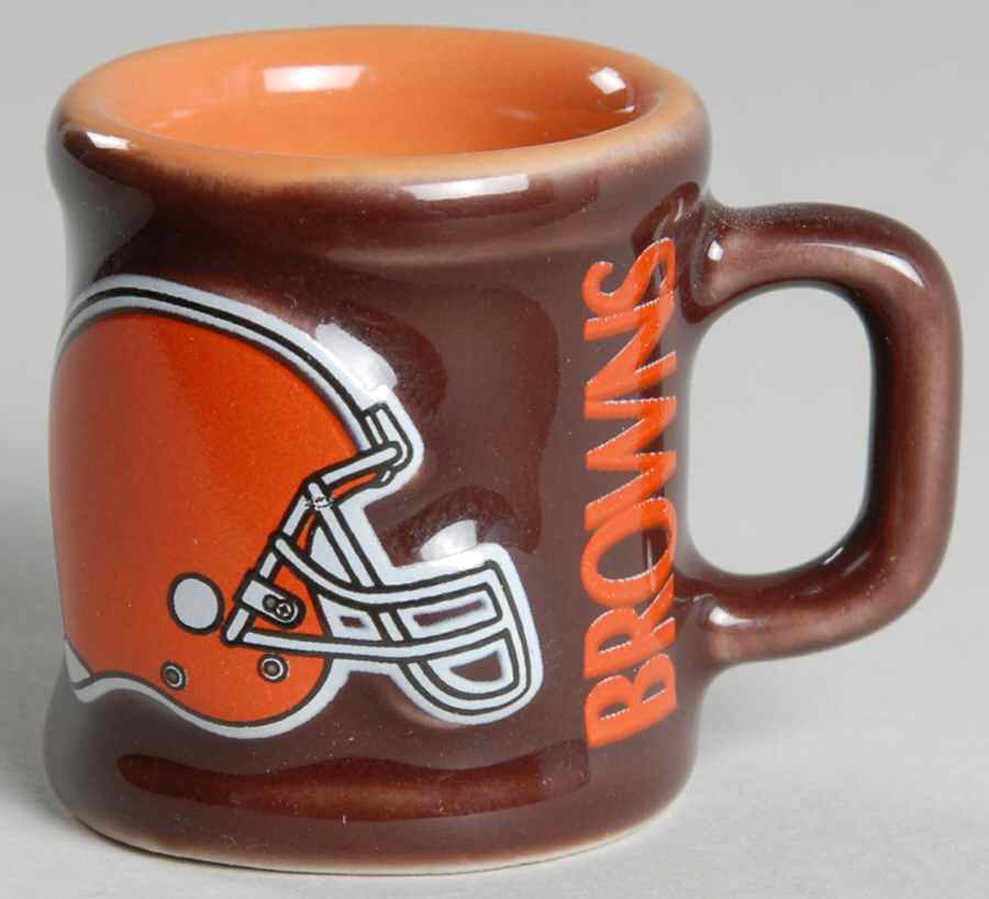 NFL Mini Mugs Cleveland Browns - No Box by Encore-1
