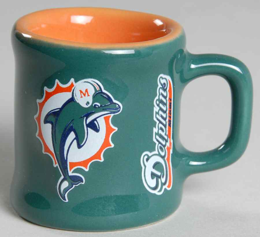 NFL Mini Mugs Miami Dolphins - No Box by Encore-1