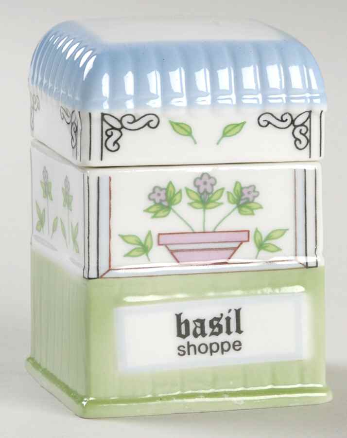 Spice Market Basil - Spice Jar Set-Ind Jar-Motif 1 by EPI International-1