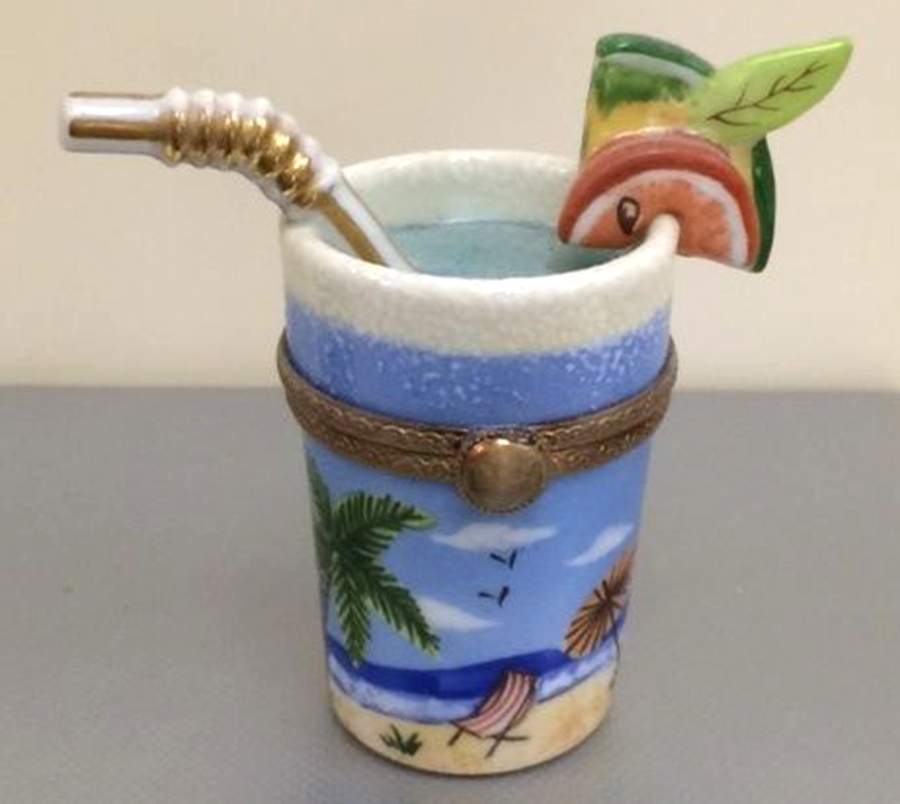 Elda Creations Limoges Box Beach Drink - No Box by Elda Creations-1