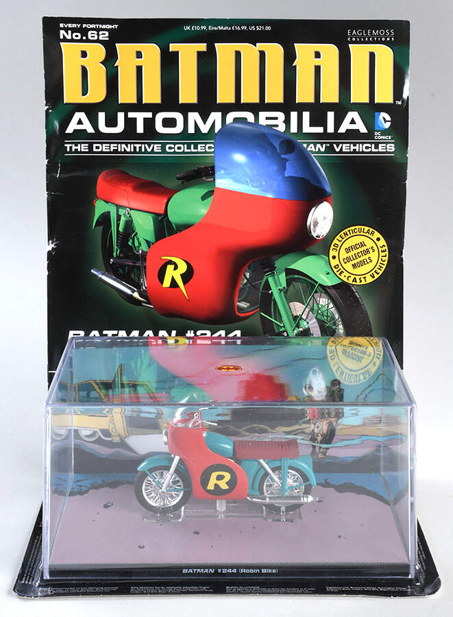 Batman Automobilia Collection Batman #244 (Robin Bike) - No Box by Eaglemoss-1
