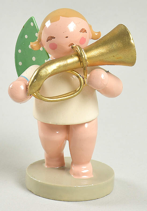 Angel Orchestra Blonde Angel W/ Tuba - No Box by Erzgebirge-1