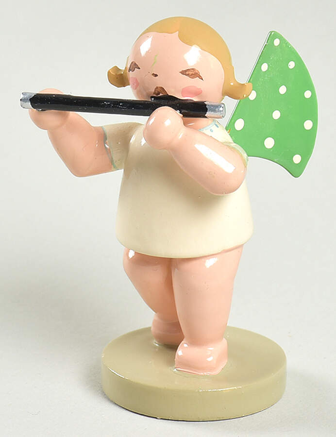 Angel Orchestra Blonde Angel W/ Flute - No Box by Erzgebirge-1