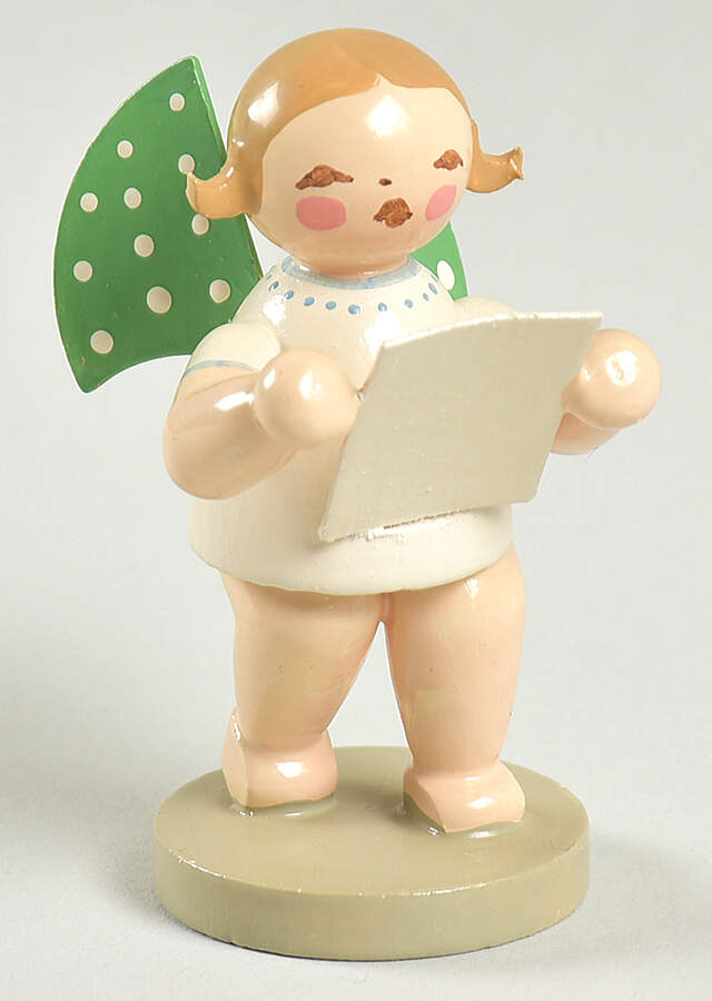 Angel Orchestra Blonde Angel W/ Music Sheet - No Box by Erzgebirge-1