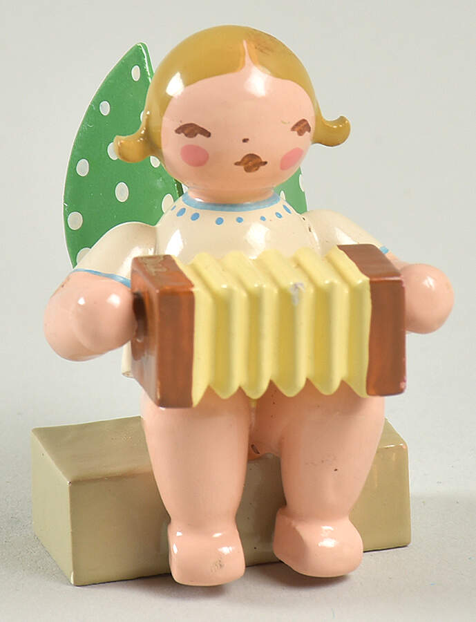 Angel Orchestra Blonde Angel W/ Bandoneon - No Box by Erzgebirge-1