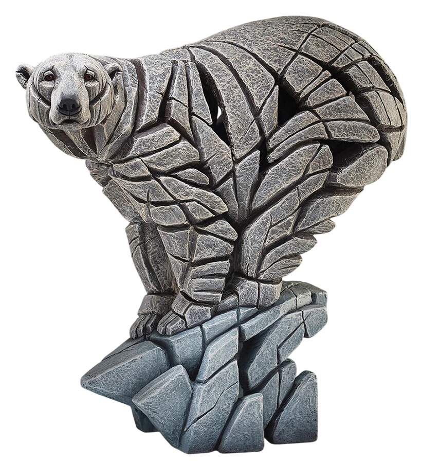 Wild Animals Bear Polar White And Black - Boxed by Edge Sculpture By Matt Buckley-1