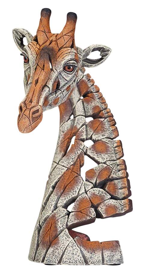 Wild Animals Miniature Giraffe Bust - No Box by Edge Sculpture By Matt Buckley-1