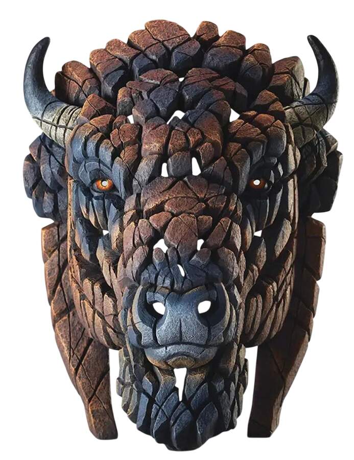 Wild Animals North American Bison Bus - No Box by Edge Sculpture By Matt Buckley-1