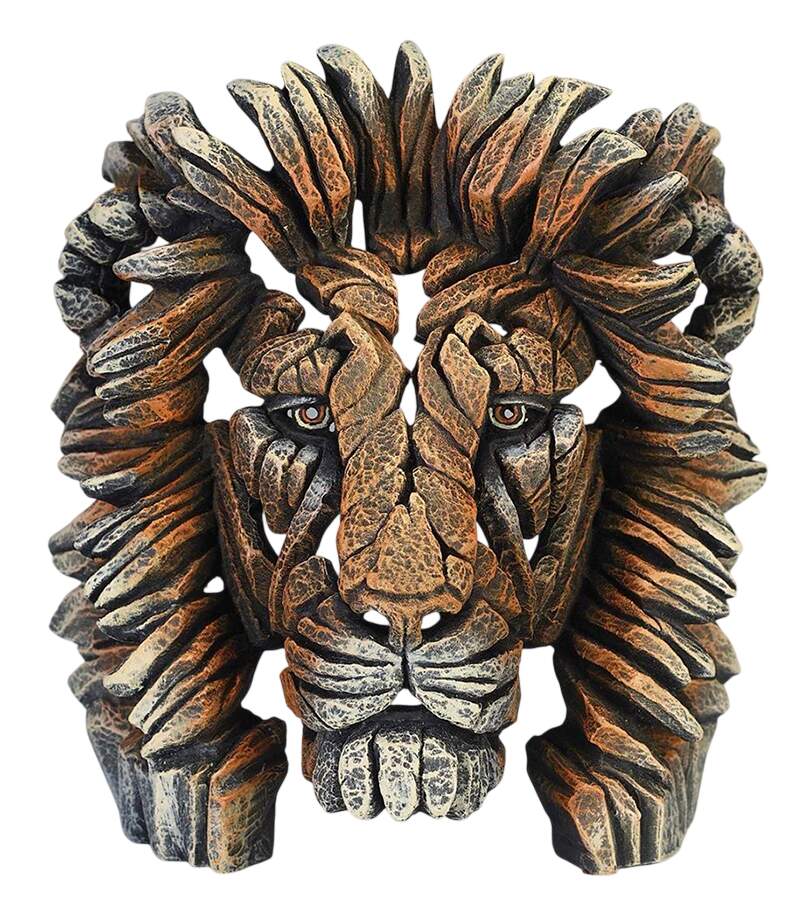 Wild Animals Lion Bust-Miniature - Boxed by Edge Sculpture By Matt Buckley-1
