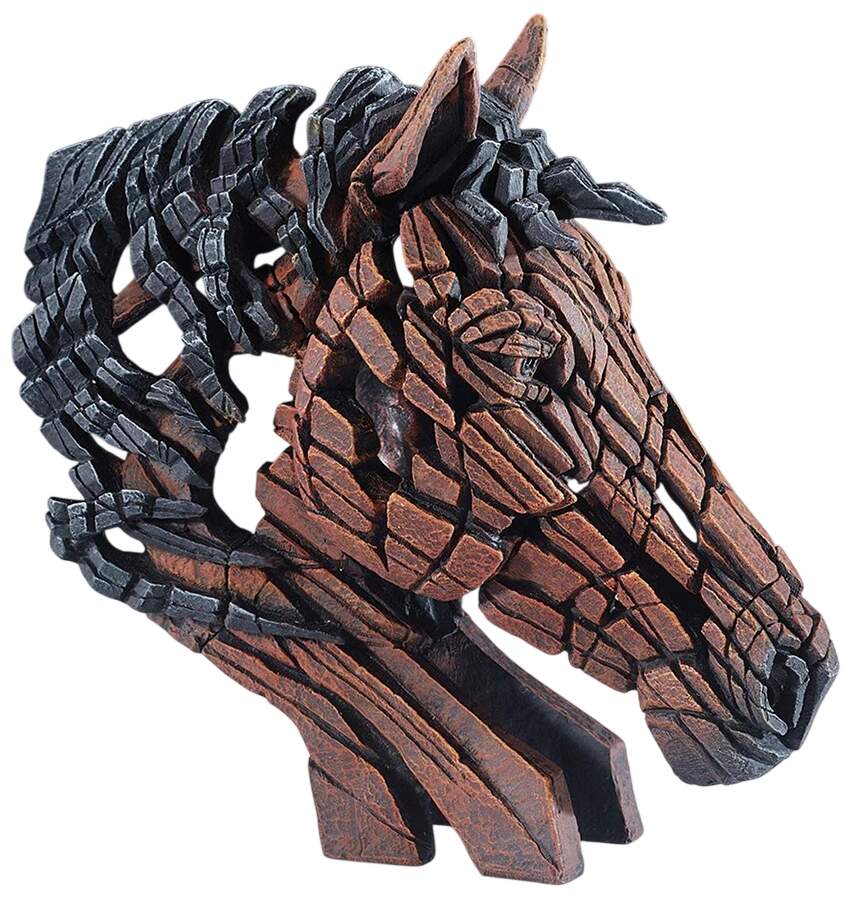 Horses Horse Bust-Mini - No Box by Edge Sculpture By Matt Buckley-1
