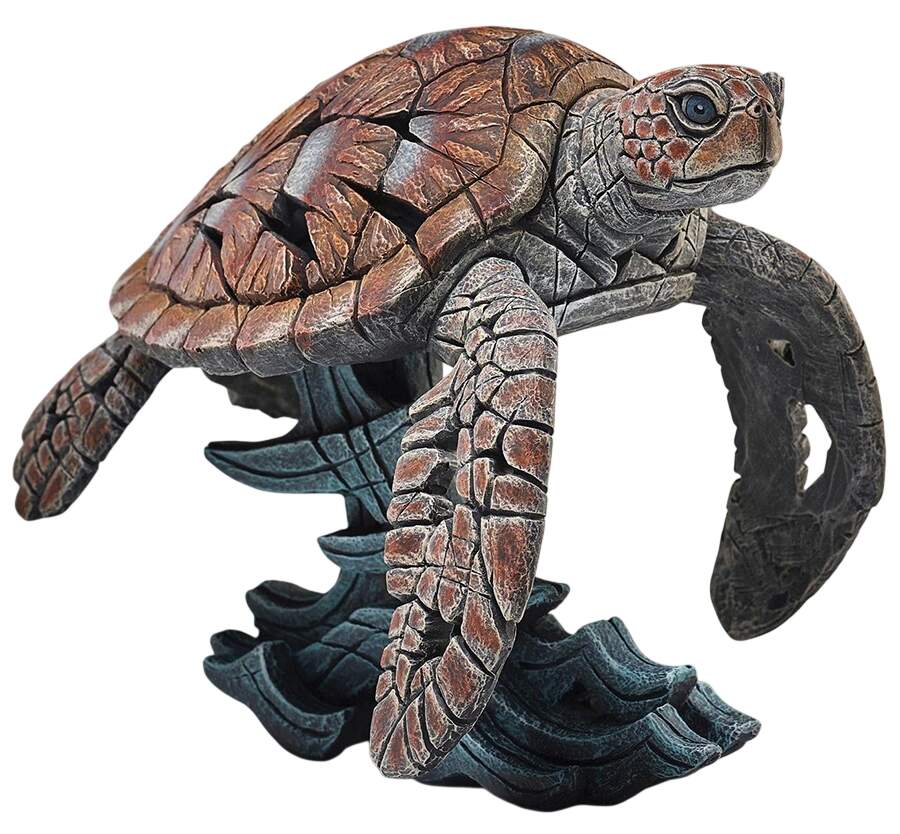 Marine Animals Turtle Sea - Boxed by Edge Sculpture By Matt Buckley-1