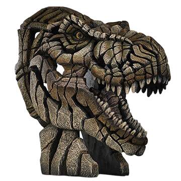 Dinosaurs Tyrannosaurus-White Brown - Boxed by Edge Sculpture By Matt Buckley-1