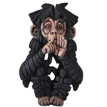 Born To Be Wild Chimp-"Speak No Evil" - No Box by Edge Sculpture By Matt Buckley-1