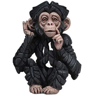 Born To Be Wild Chimp- "Hear No Evil" - Boxed by Edge Sculpture By Matt Buckley-1