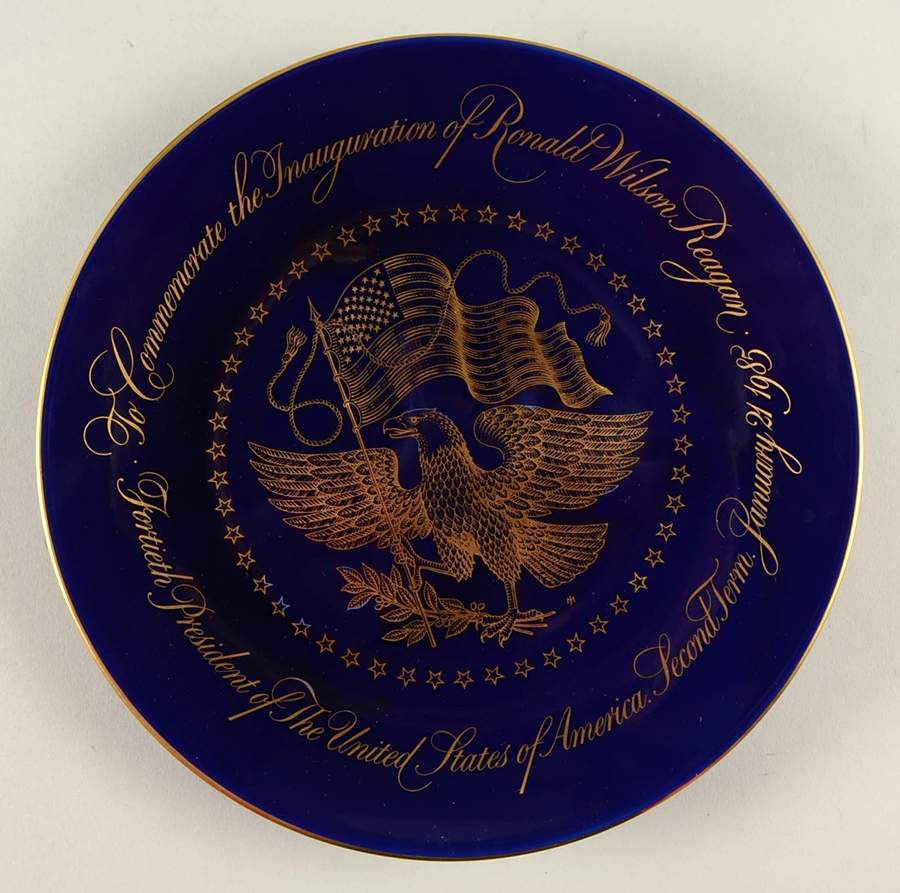 Fleetwood Collection Ronald Reagan Inaugural Plate - No Box by Fleetwood Collection-1